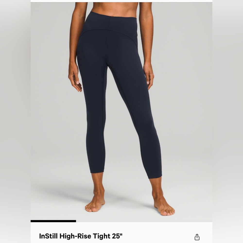 Instill High Rise Leggings - NAVY - 25” - size 4